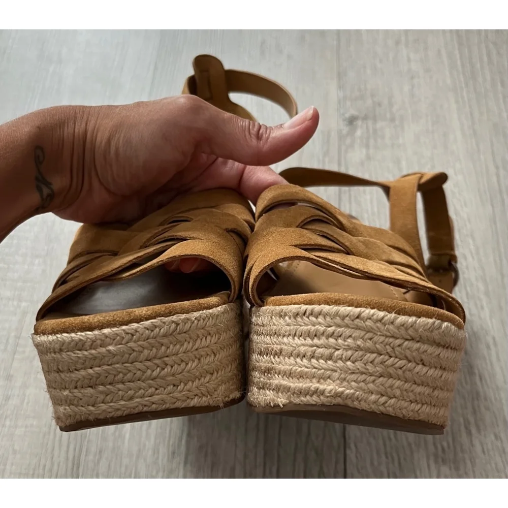 Marc Fisher Oaten NWOT espadrille platform sandals size 10
